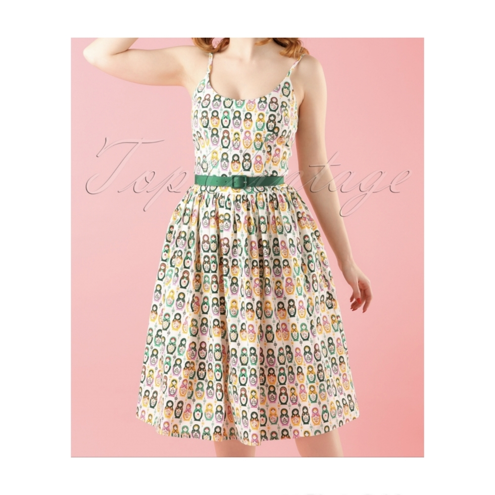Summer vintage reproduction dress